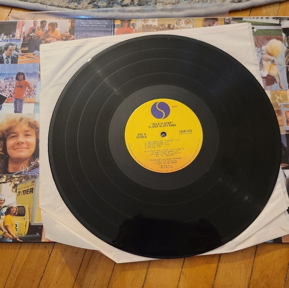Climax Blues Band Gold Plated vintage record album black yellow LP VGUC - Picture 11 of 13